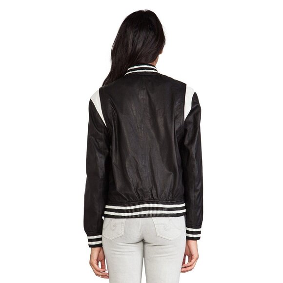 IRO Vanny Jacket in Black Ecru - Picture 3 of 5